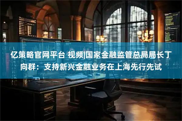 亿策略官网平台 视频|国家金融监管总局局长丁向群：支持新兴金融业务在上海先行先试
